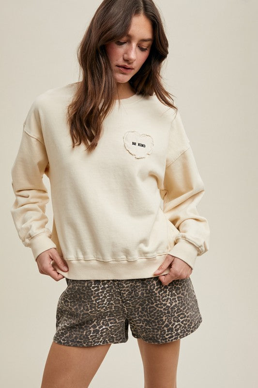 Be Kind French Terry Sweatshirt