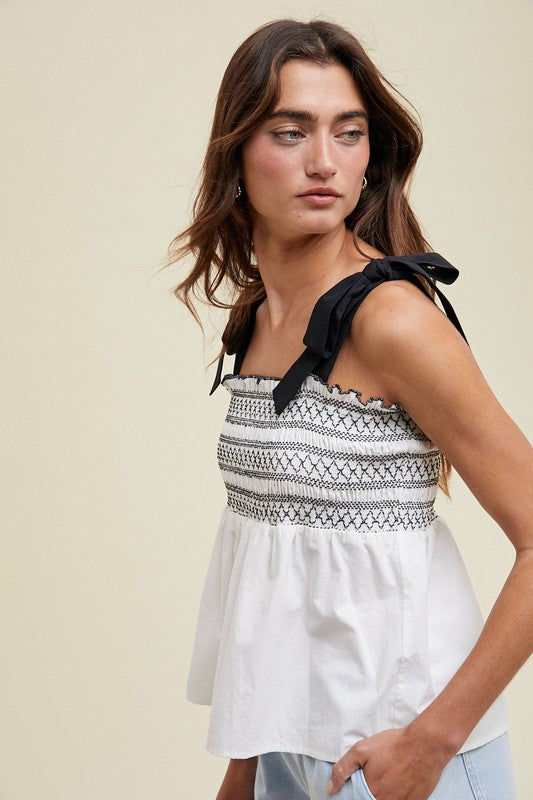 Nadia Babydoll Cami Tank