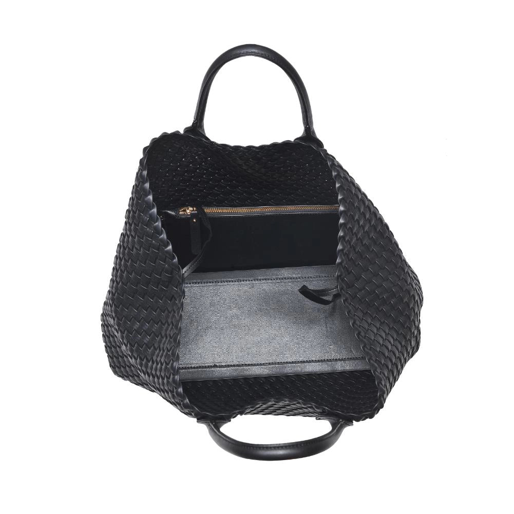 Ithaca Woven Leather Tote