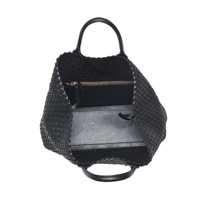 Ithaca Woven Leather Tote