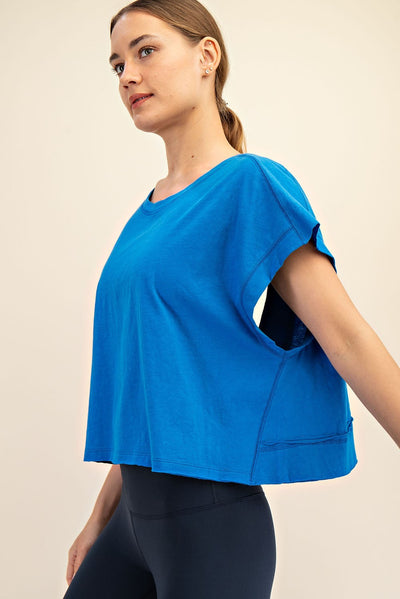 Ireland Oversized Cotton Slub Tee