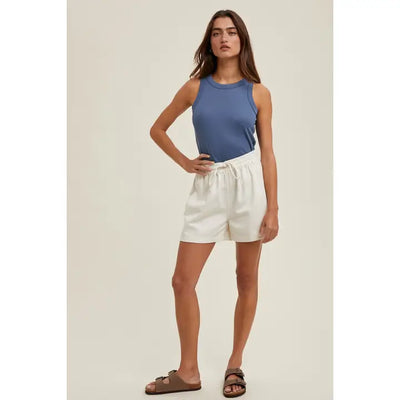 Amber Ribbed Knit Tank Top